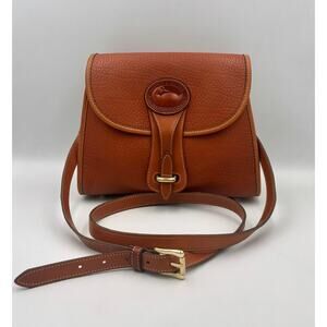 Vintage Dooney & Bourke Essex Crossbody | All Weather Leather 90s Shoulder Bag